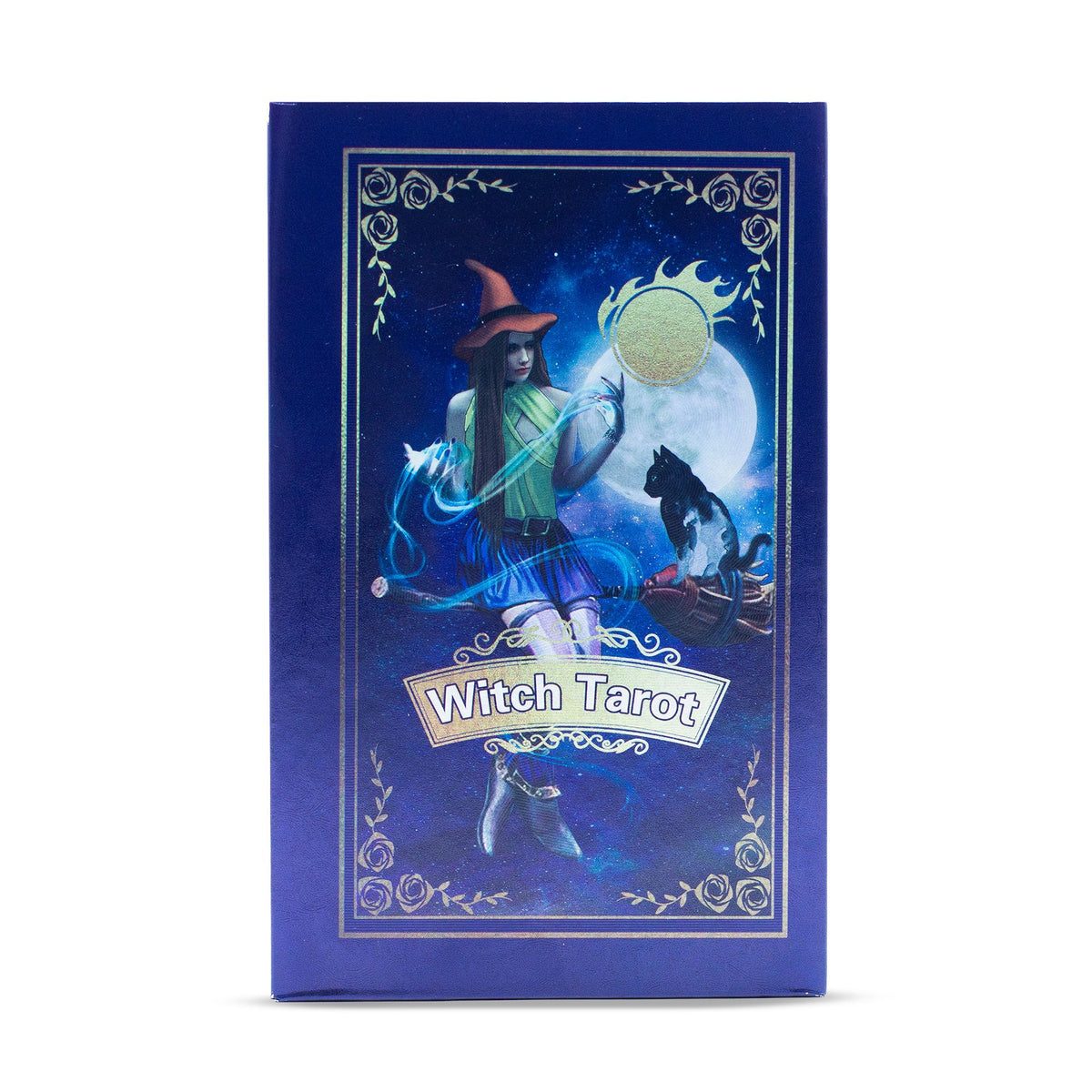 Purple Foil Tarot Card Set - Witch Tarot - with booklet - Spiru-shop.nl