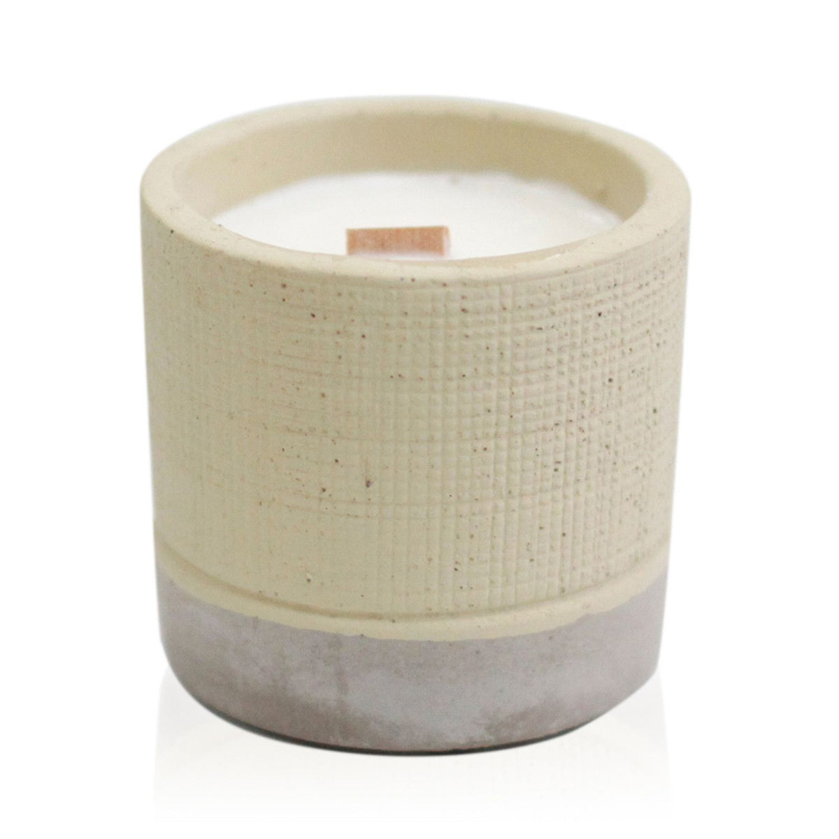 Pot Concrete Soy Candle - Grey - Coffee in the Club - Spiru-shop.nl