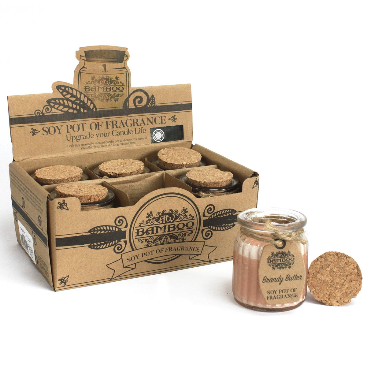 Brandy Butter Soy Pot of Fragrance Candle - Spiru-shop.nl