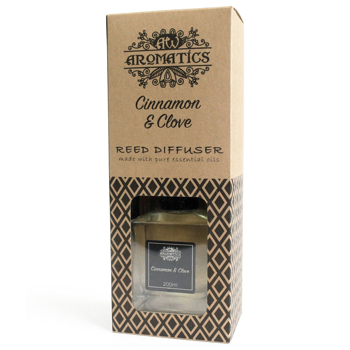 200ml Cinnamon & Clove Essential Oil Reed Diffuser - Spiru-shop.nl