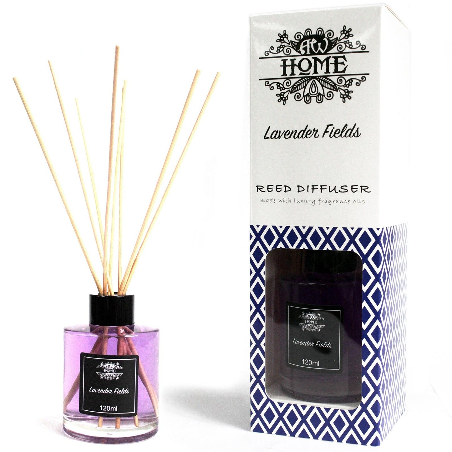 120ml Reed Diffuser - Lavender Fields - Spiru-shop.nl