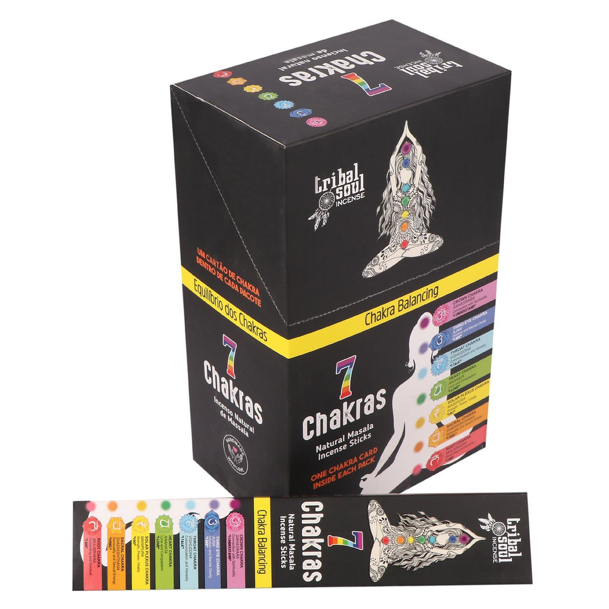 Tribal Soul Incense Sticks - 7 Chakras with Message Card - Spiru-shop.nl