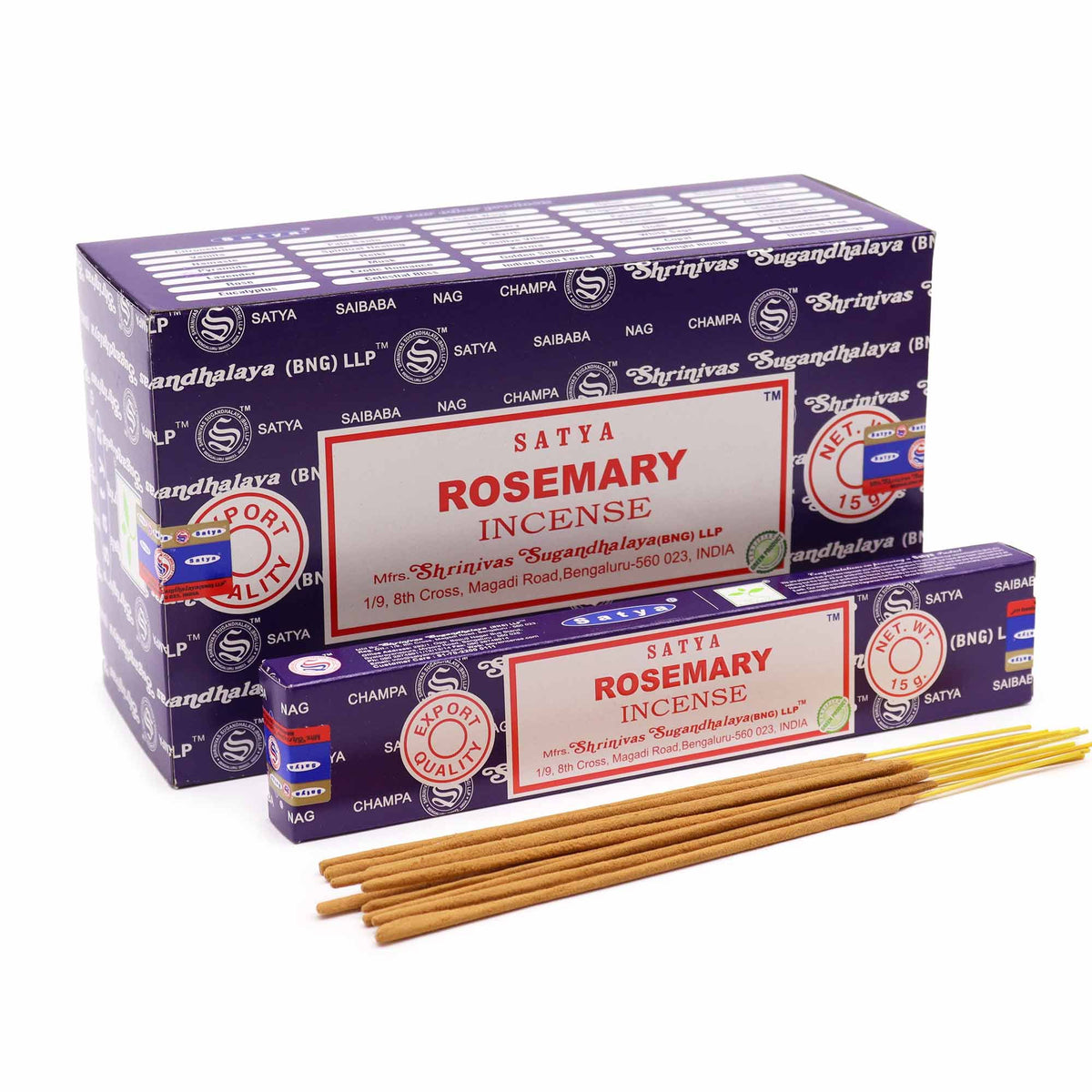 Satya Incense 15gm - Rosemary - Spiru-shop.nl