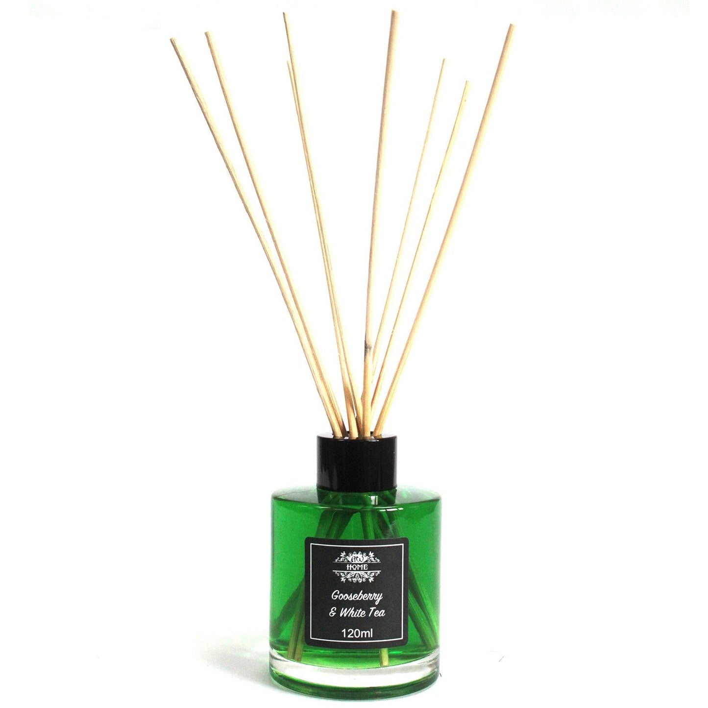 120ml Reed Diffuser - Gooseberry & White Tea - Spiru-shop.nl