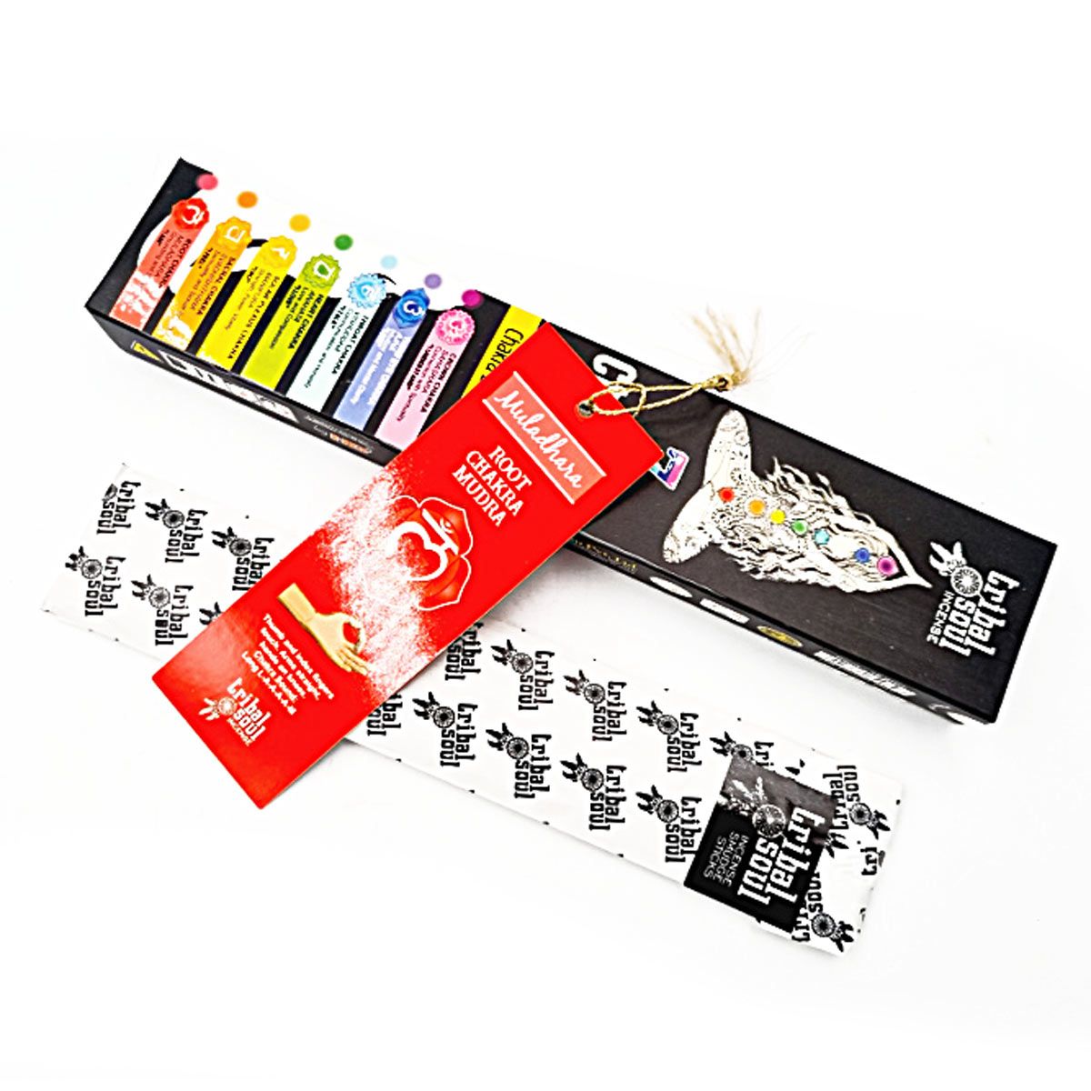 Tribal Soul Incense Sticks - 7 Chakras with Message Card - Spiru-shop.nl