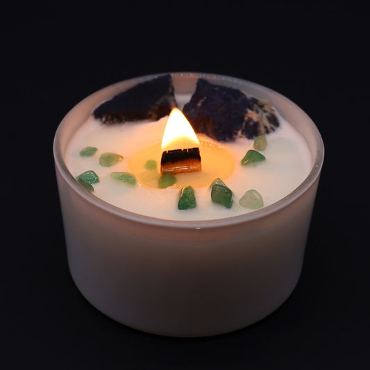 Chakra Crystal Candles - Throat Chakra - Spiru-shop.nl