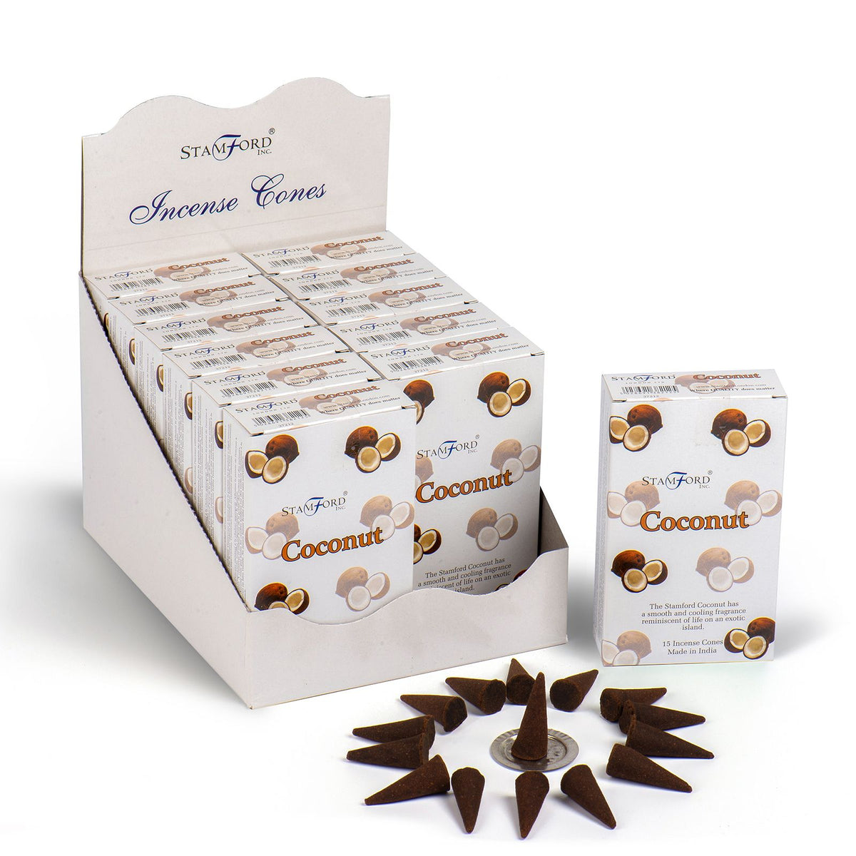 Coconut Incense Cones - Spiru-shop.nl