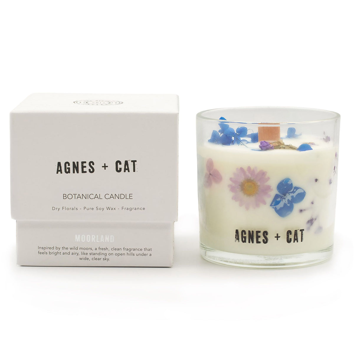 Agnes + Cat Botanical Soy Wax Candle - Moorland - Spiru-shop.nl