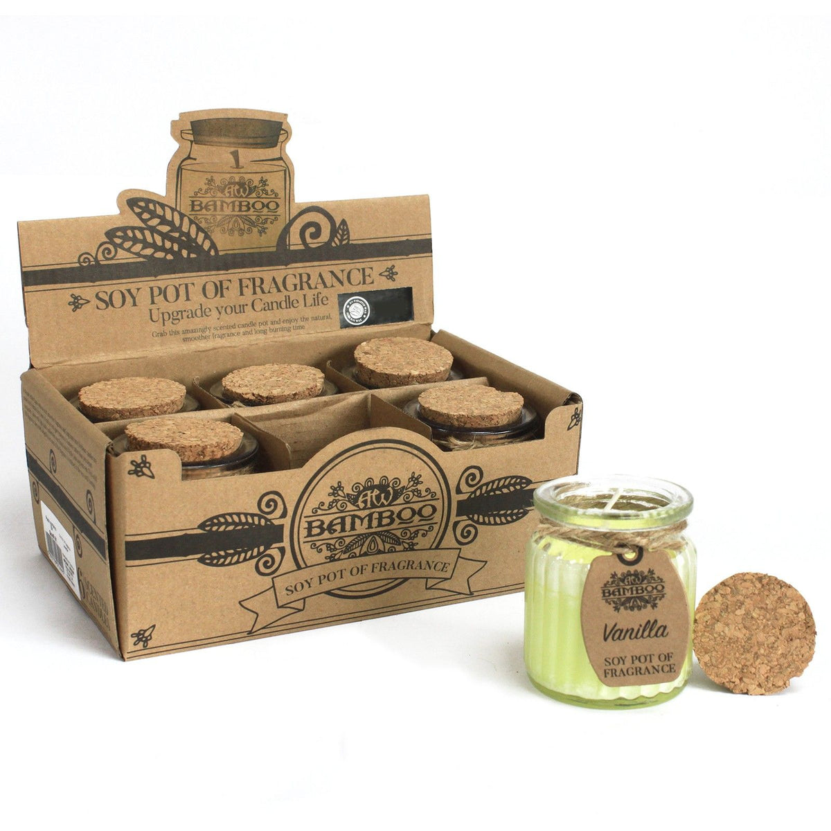 Vanilla Soy Pot of Fragrance Candle - Spiru-shop.nl