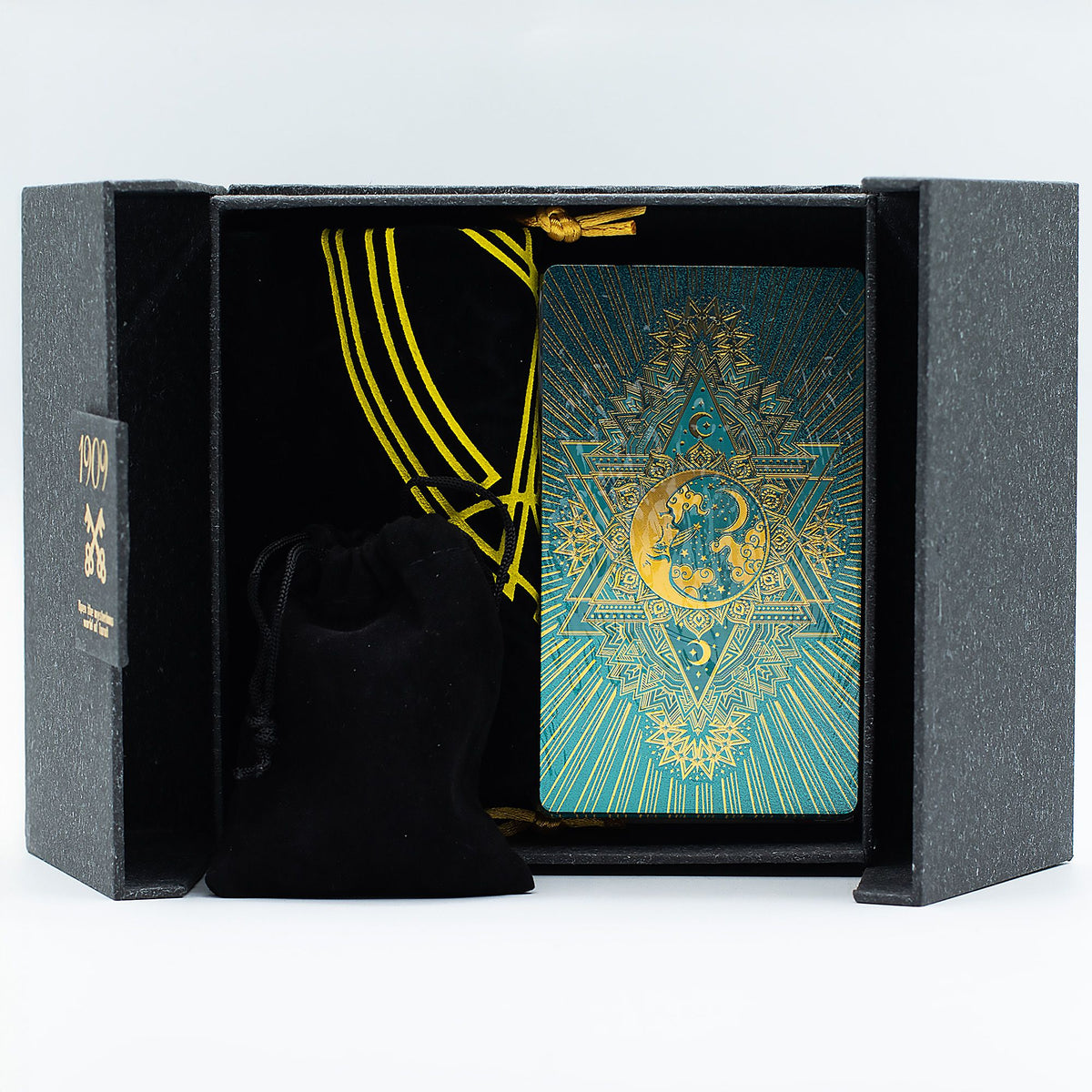 Gold & Turqoice Foil Tarot Card - Gift Set - Spiru-shop.nl