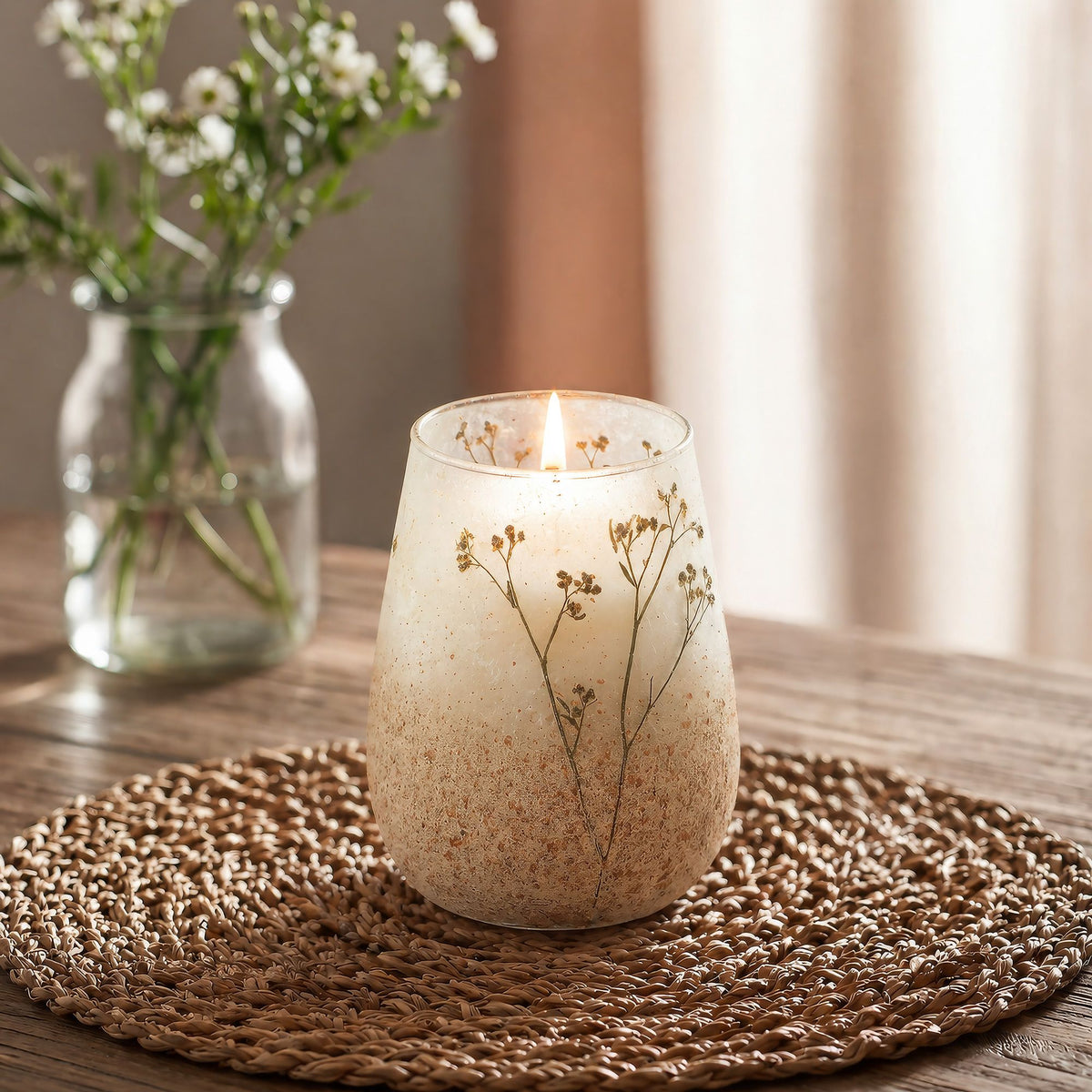 Tall Glass Jar Candles - Wildlight Woods - Spiru-shop.nl