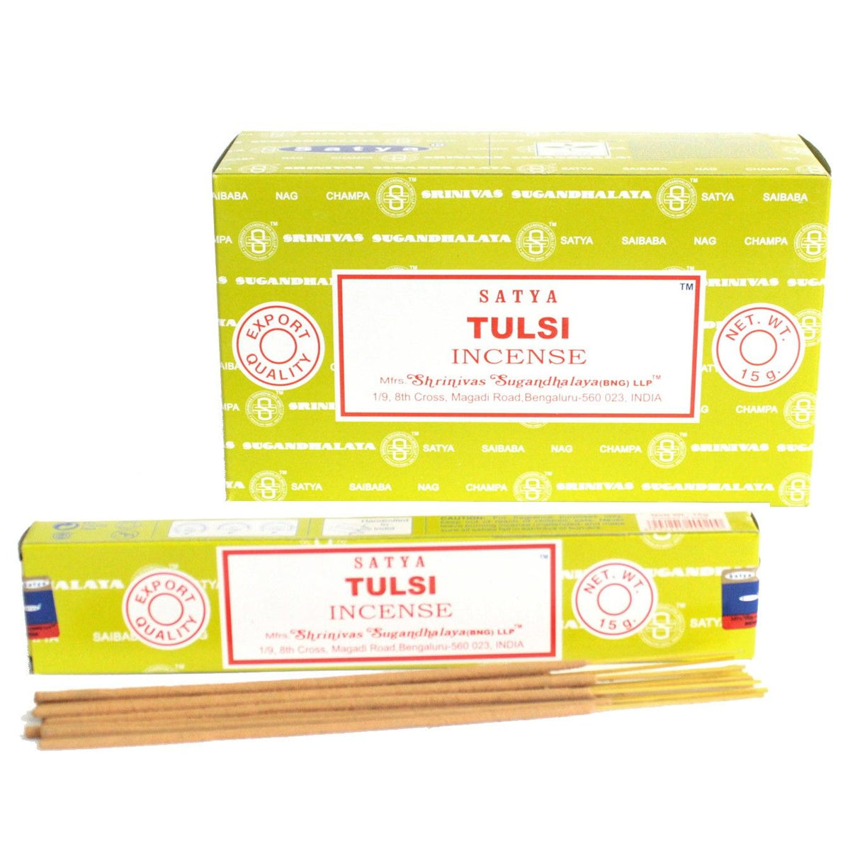 Satya Incense 15gm - Tulsi - Spiru-shop.nl