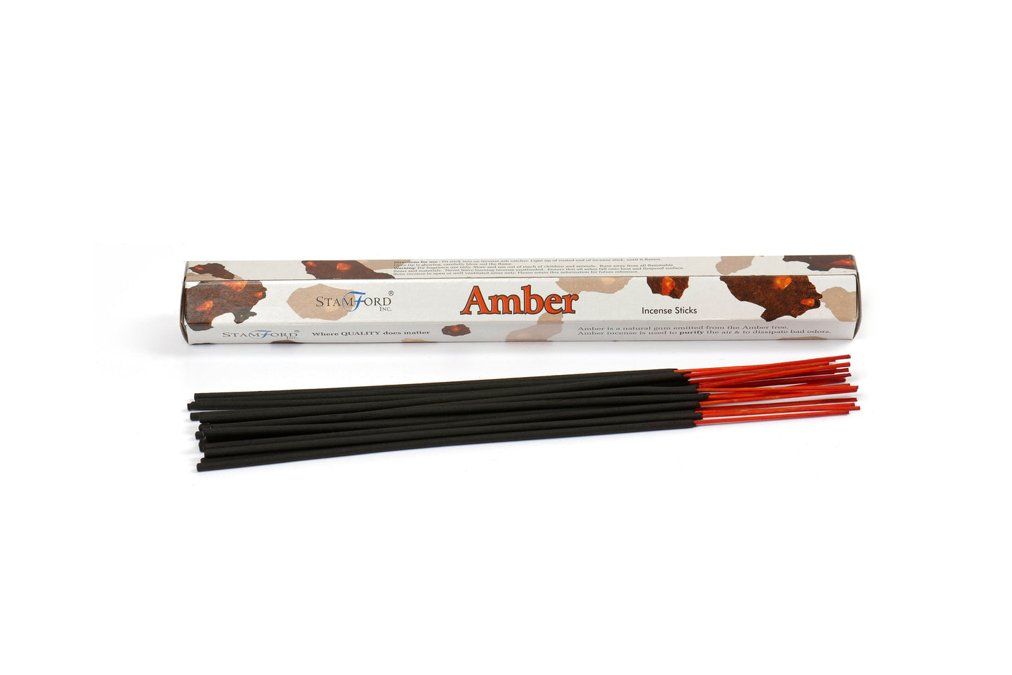 Amber Premium Incense Sticks - Spiru-shop.nl