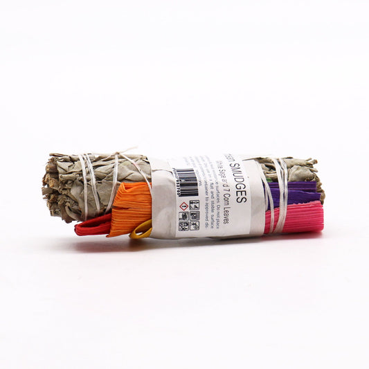 Smudge Stick - White Sage and 7 Corn Leaves - Spiru-shop.nl