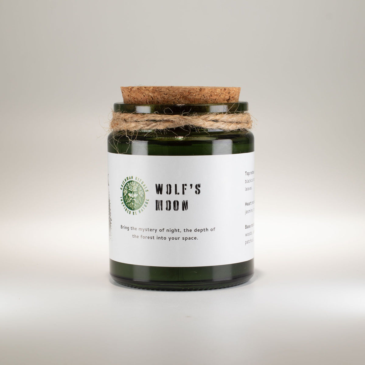 Greenman Woodwick Soy Candle - Wolf's Moon - Spiru-shop.nl