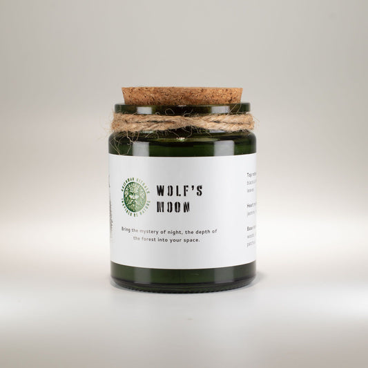 Greenman Woodwick Soy Candle - Wolf's Moon - Spiru-shop.nl
