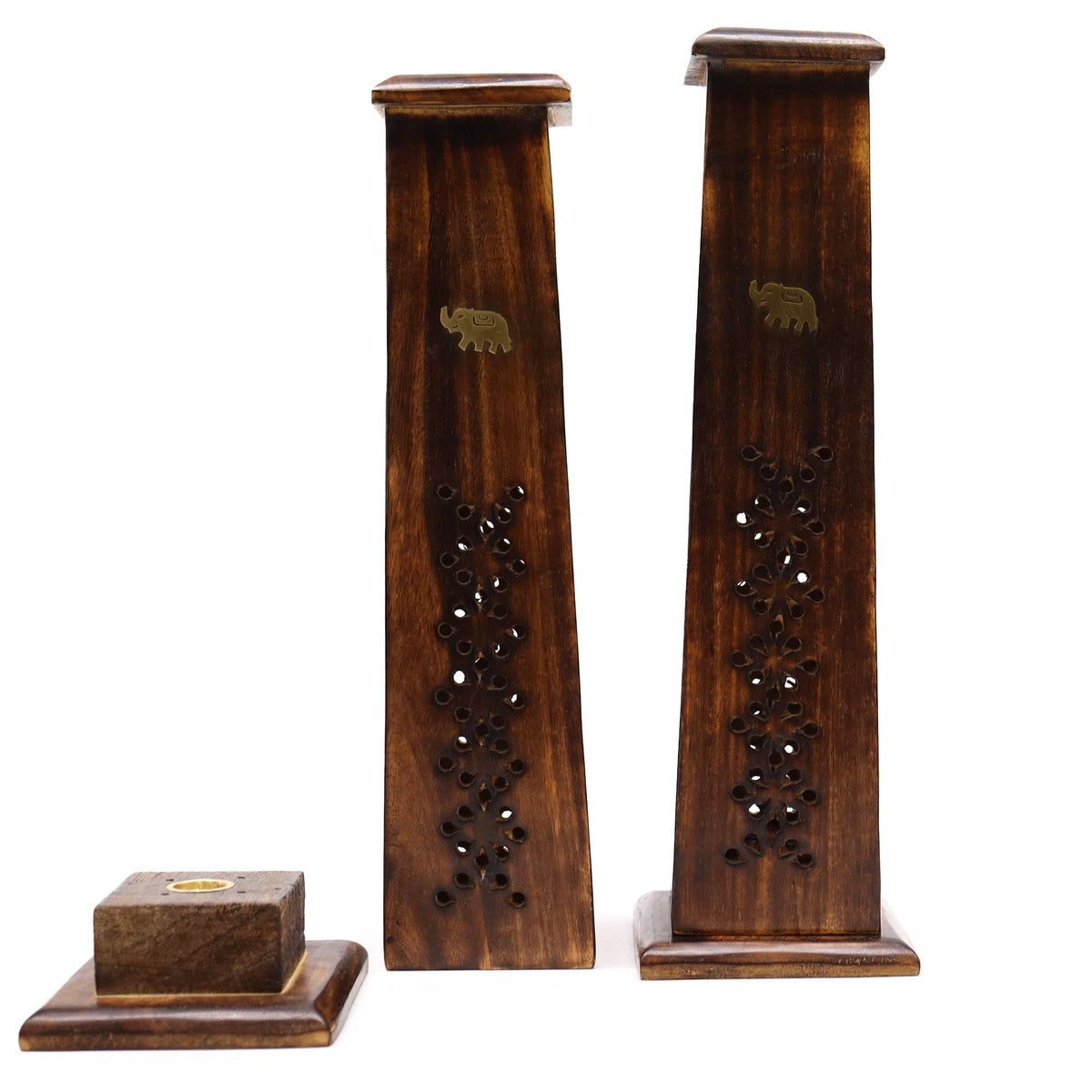Tapered Incense Tower - Mango Wood - Spiru-shop.nl