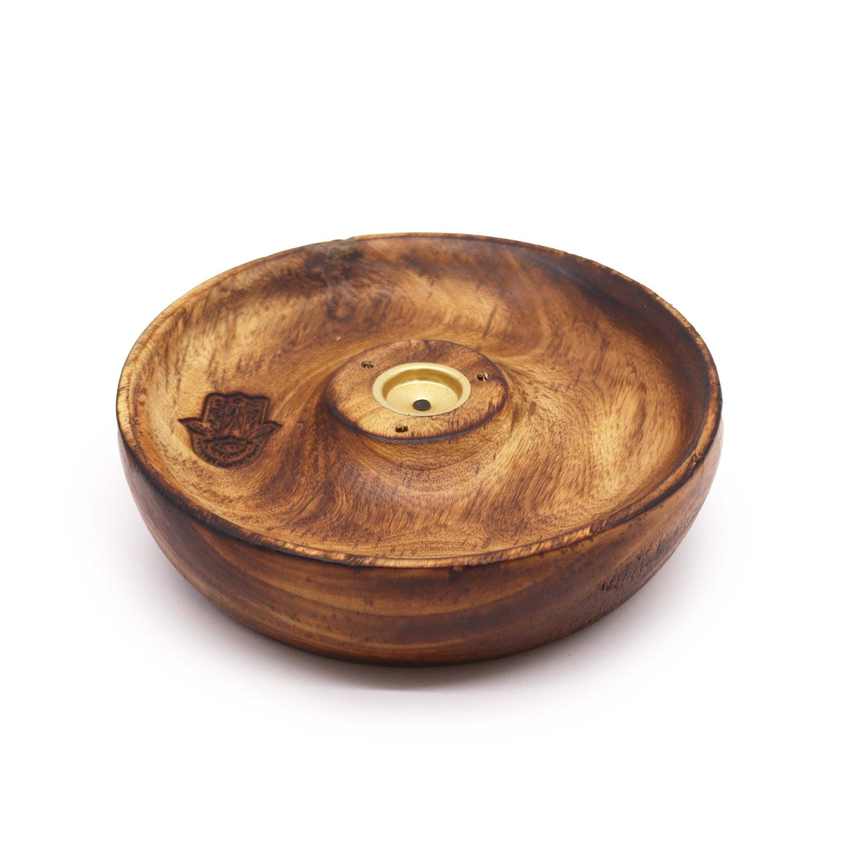 Incense Stick & Cone Burner Disc - Hamsa - Spiru-shop.nl