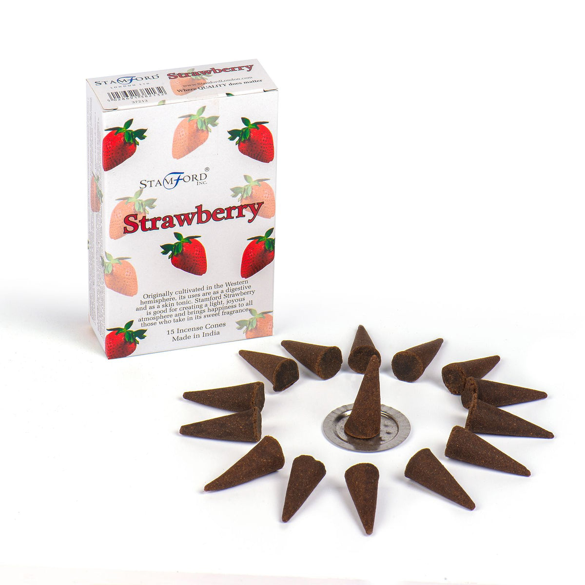 Strawberry Incense Cones - Spiru-shop.nl