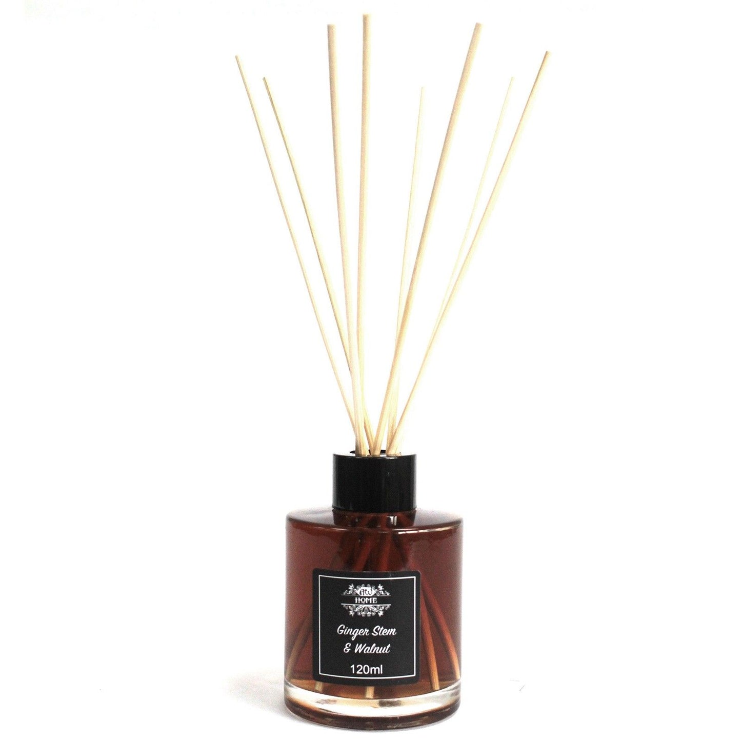120ml Reed Diffuser - Ginger Stem & Walnut - Spiru-shop.nl