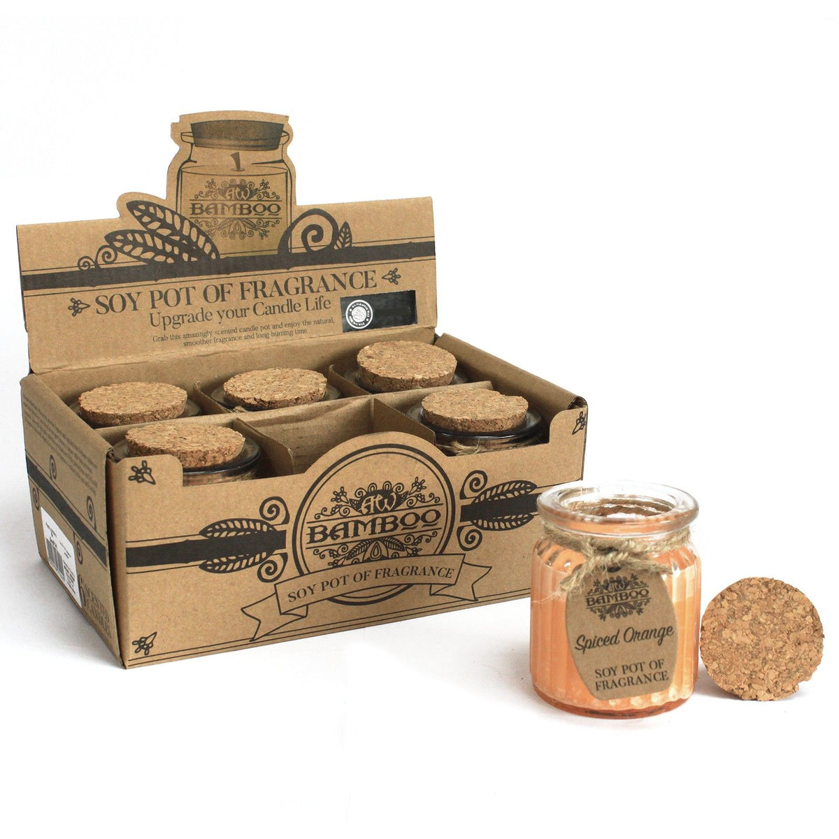 Spiced Orange Soy Pot of Fragrance Candle - Spiru-shop.nl