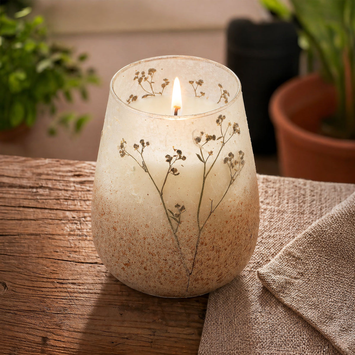 Tall Glass Jar Candles - Wildlight Woods - Spiru-shop.nl