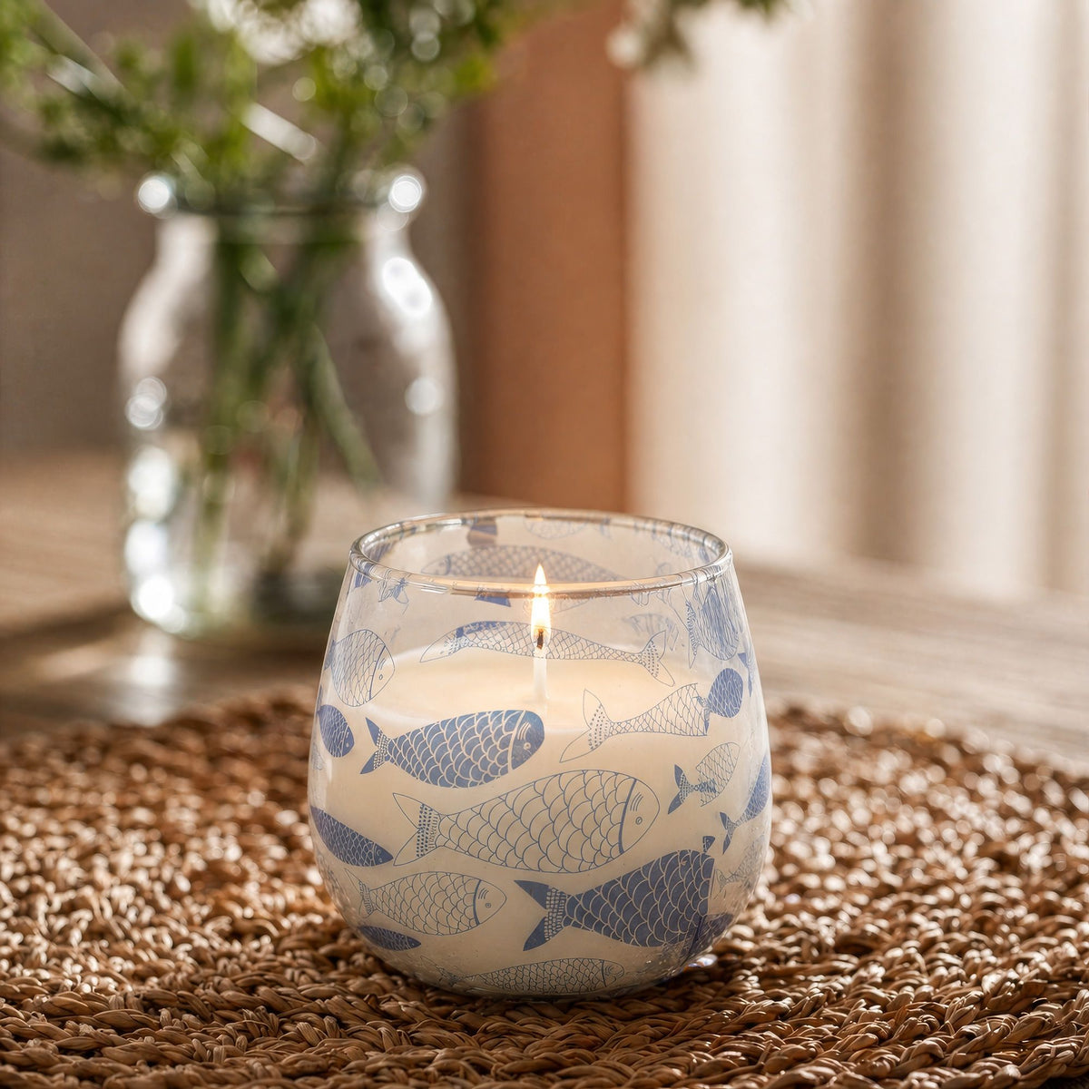Small Glass Jar Candles - Seabreeze - Spiru-shop.nl