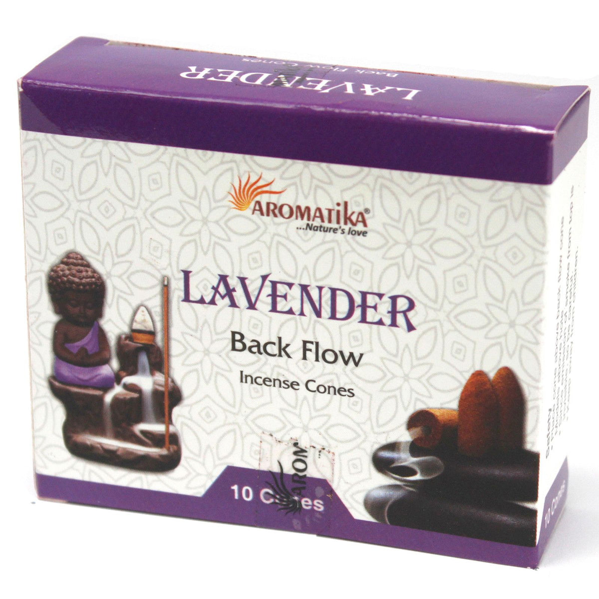 Aromatica Backflow Incense Cones - Lavender - Spiru-shop.nl