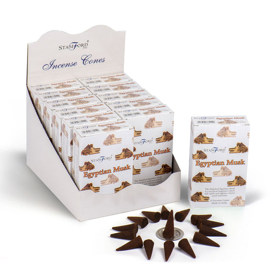 Egyptian Musk Incense Cones - Spiru-shop.nl