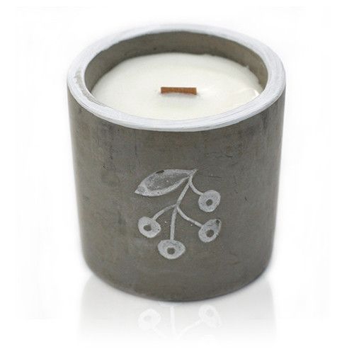 Med Concrete Soy Candle - Berrys - Juniper & Sweet Gin - Spiru-shop.nl