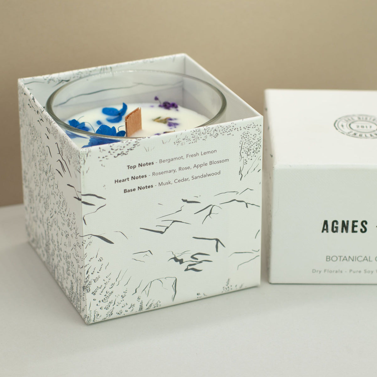 Agnes + Cat Botanical Soy Wax Candle - Moorland - Spiru-shop.nl