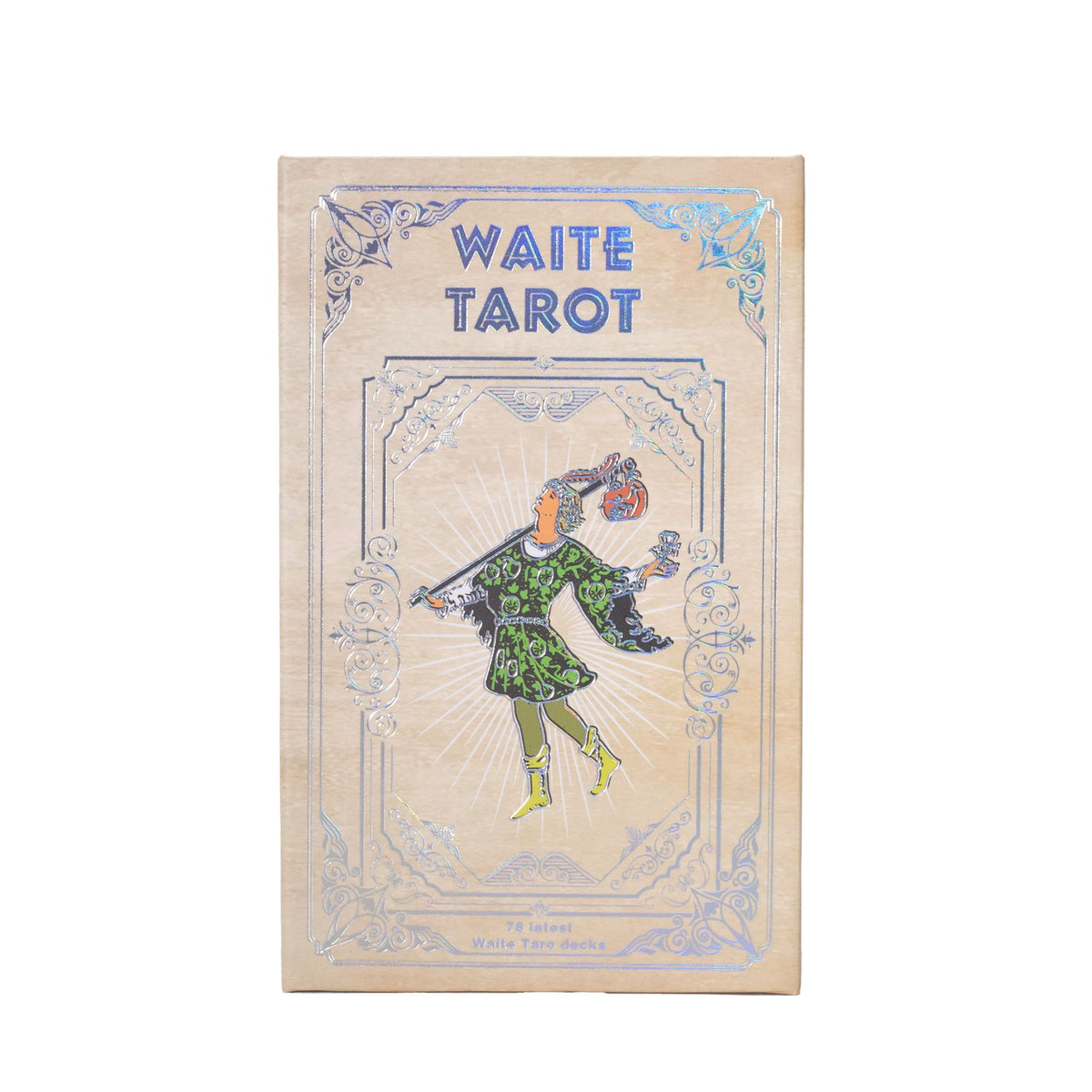 Silver Foil Waite Tarot Card Set - with booklet - Spiru-shop.nl
