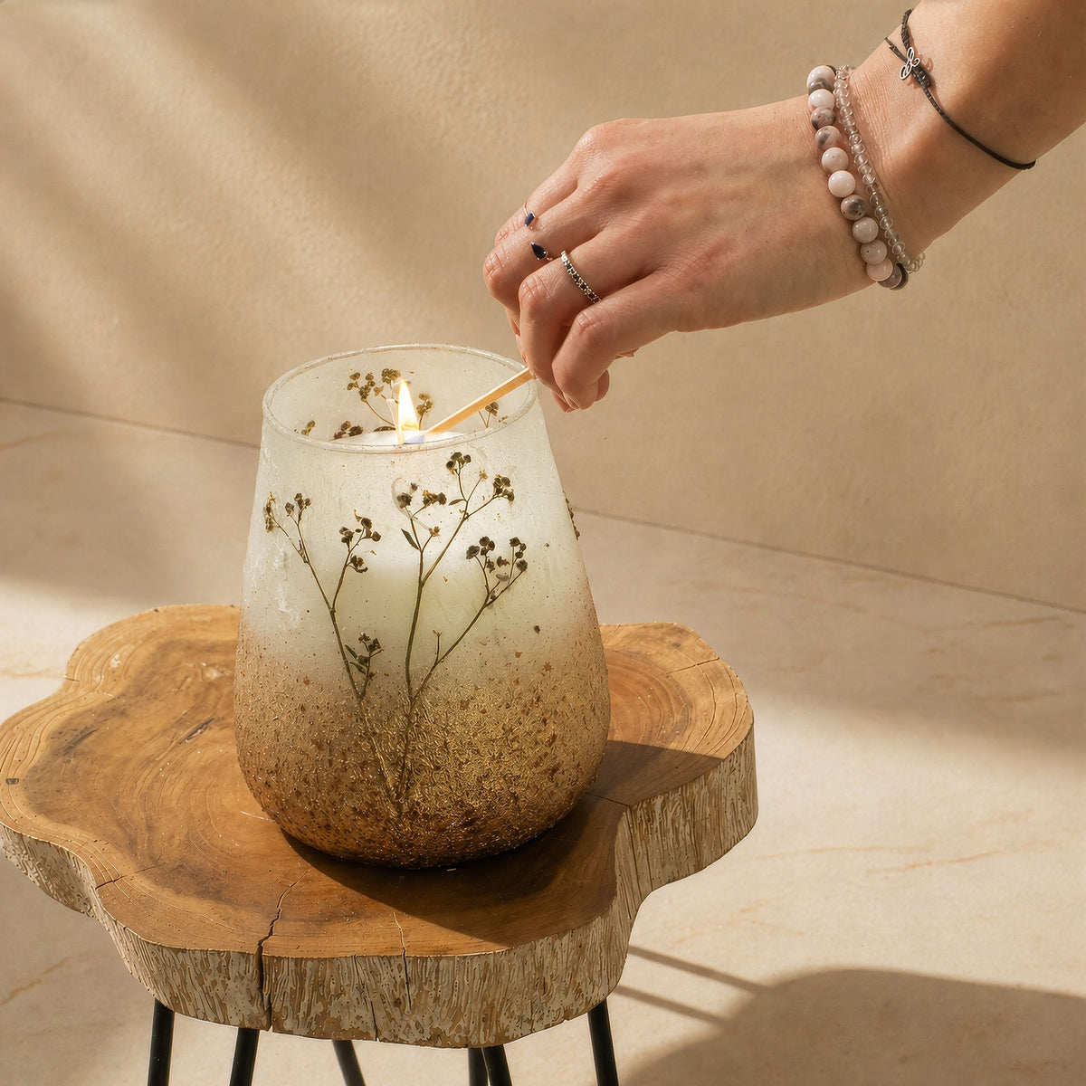 Tall Glass Jar Candles - Wildlight Woods - Spiru-shop.nl