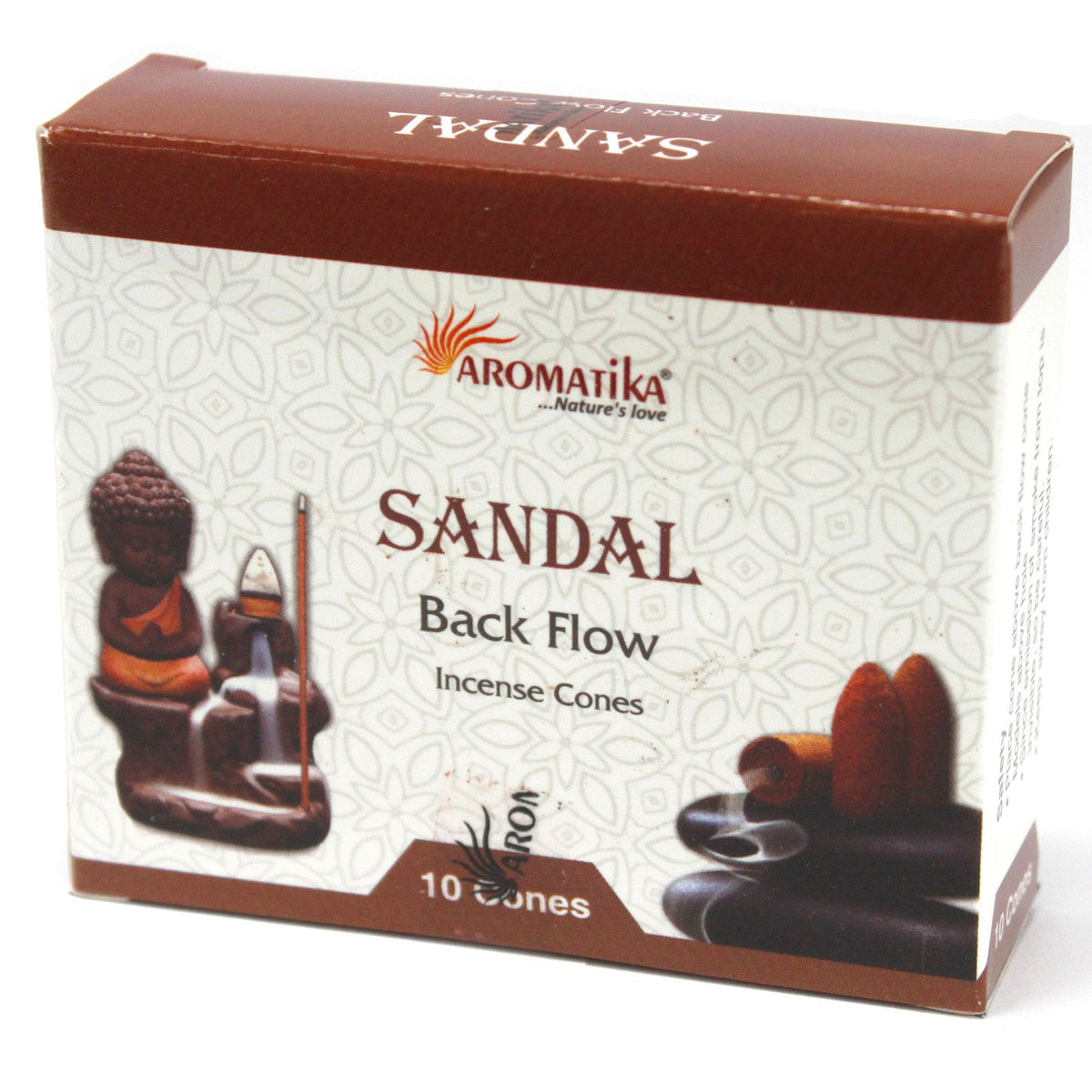 Aromatica Backflow Incense Cones - Sandalwood - Spiru-shop.nl