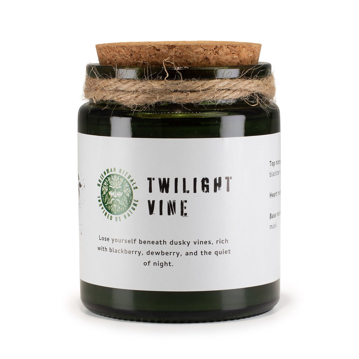 Greenman Woodwick Soy Candle - Twilight Vine - Spiru-shop.nl