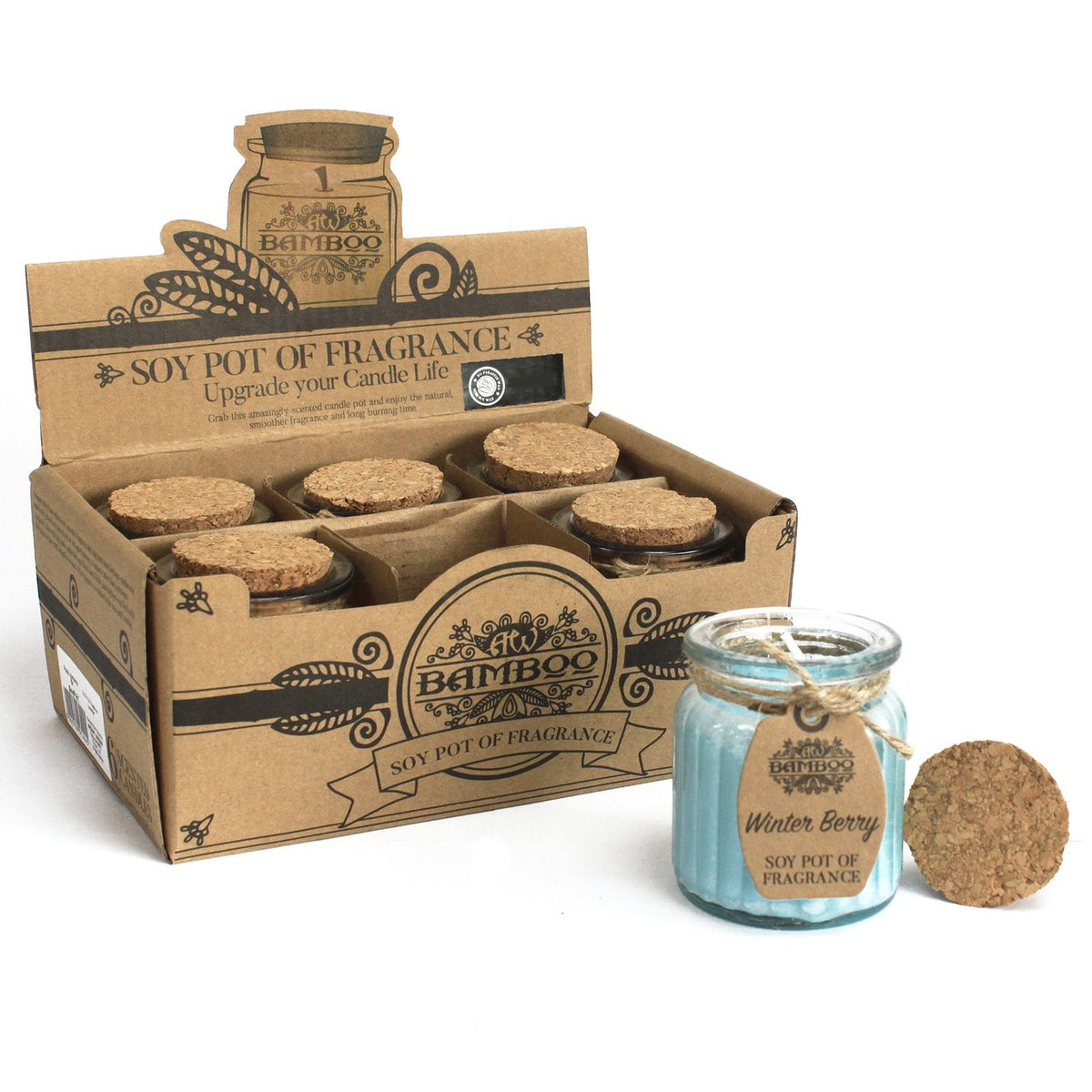 Winter Berry Soy Pot of Fragrance Candles - Spiru-shop.nl