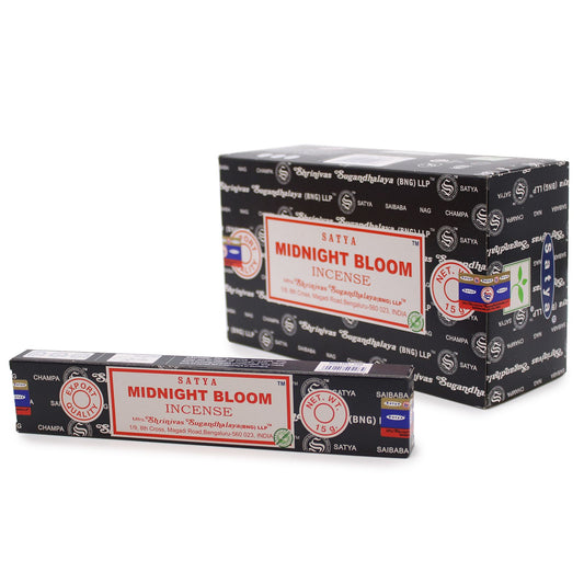 Satya Incense Sticks 15g - Midnight Blossom - Spiru-shop.nl
