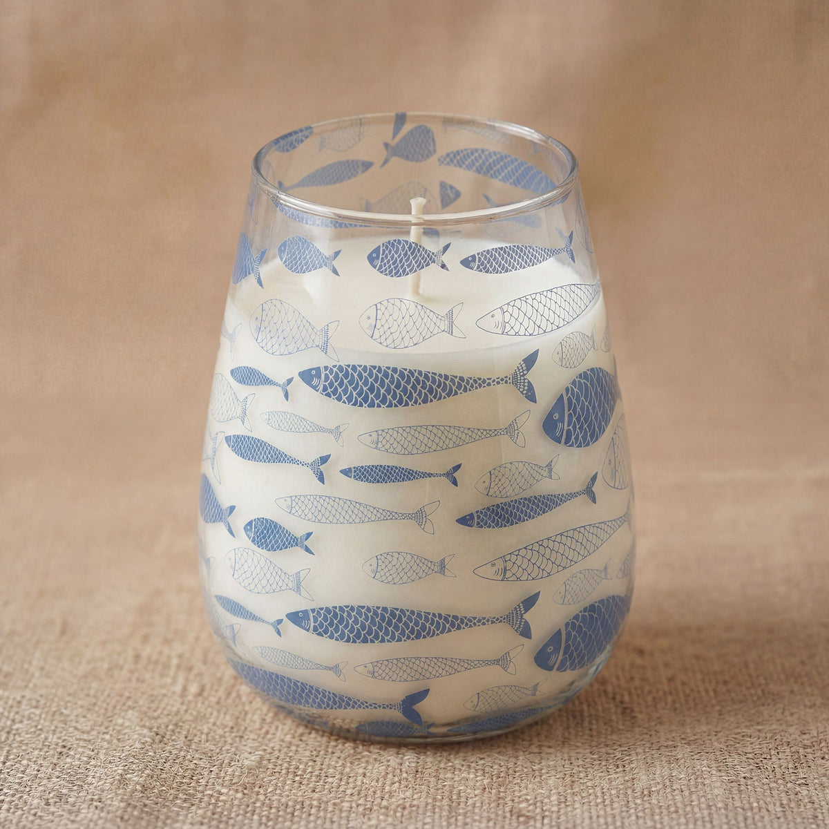 Tall Glass Jar Candles - Seabreeze - Spiru-shop.nl