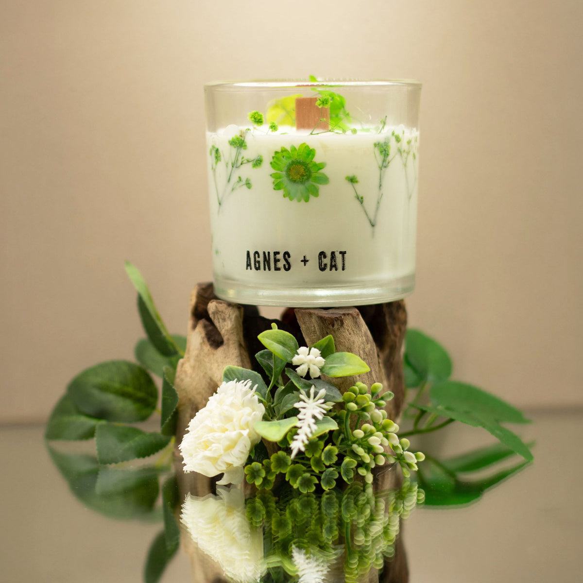 Agnes + Cat Botanical Soy Wax Candle - Fellberry - Spiru-shop.nl