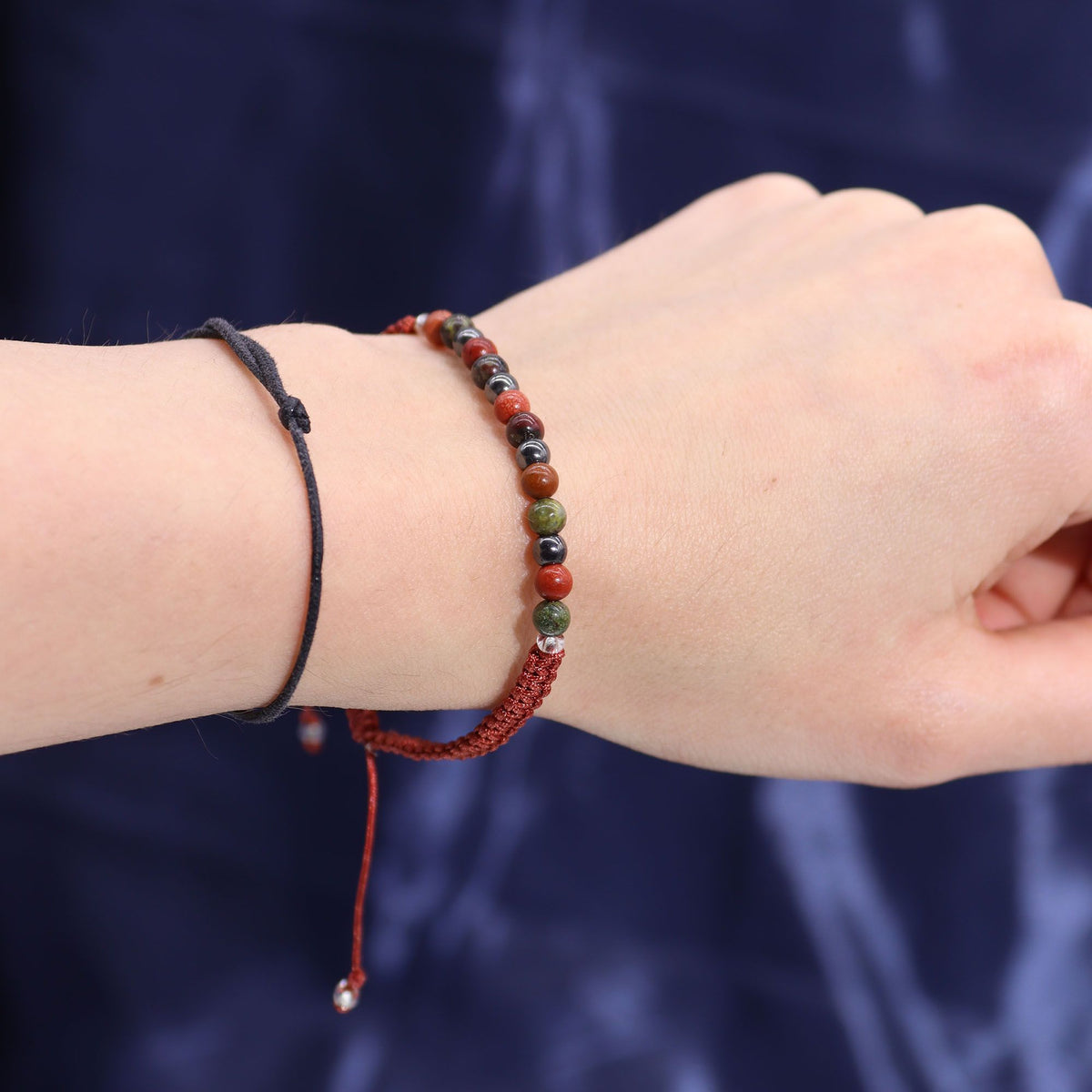 Zodiac Crystal Candle with Gemstone Bracelet - Aries - Spiru-shop.nl