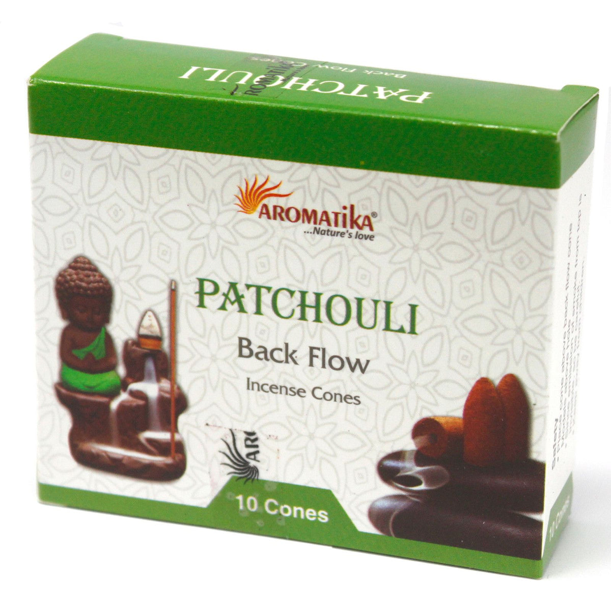 Aromatica Backflow Incense Cones - Patchouli - Spiru-shop.nl