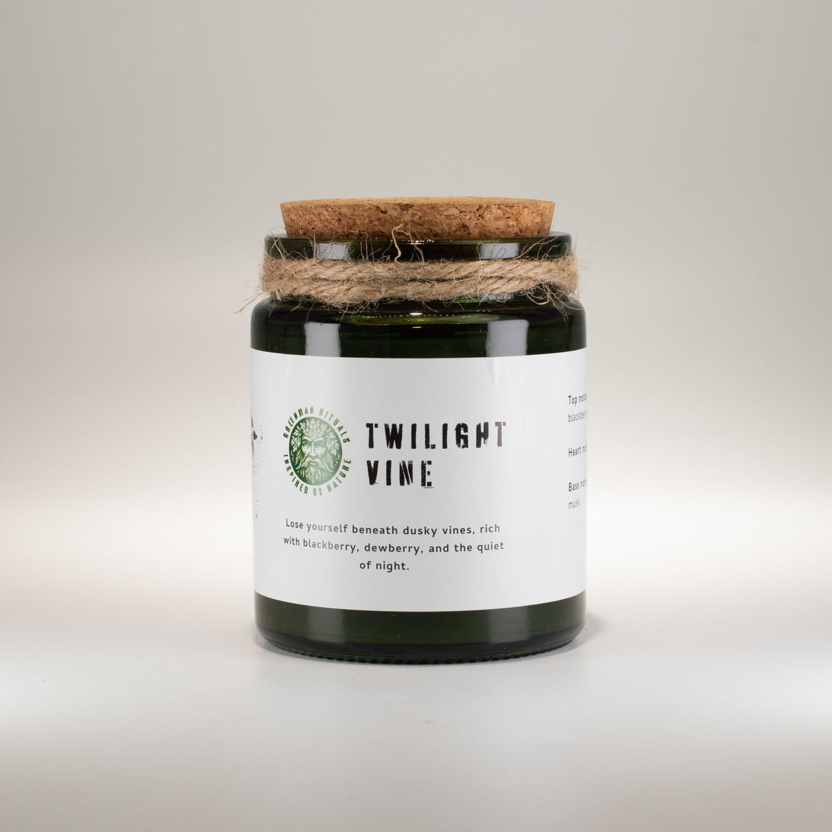 Greenman Woodwick Soy Candle - Twilight Vine - Spiru-shop.nl