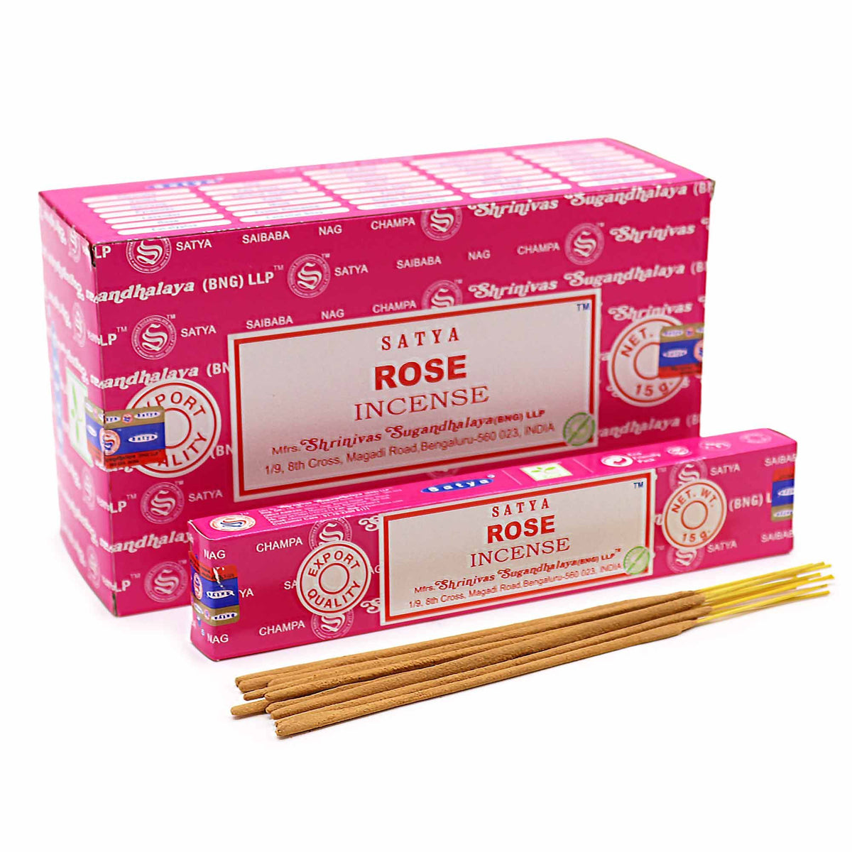 Satya Incense 15gm - Rose - Spiru-shop.nl