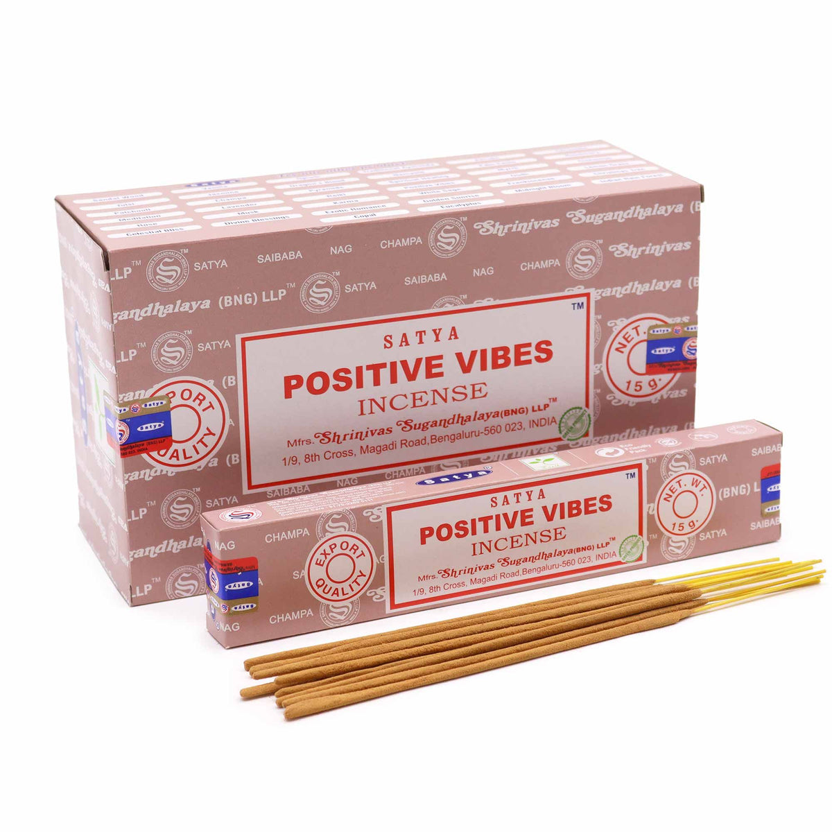 Satya Incense 15gm - Positive Vibes - Spiru-shop.nl