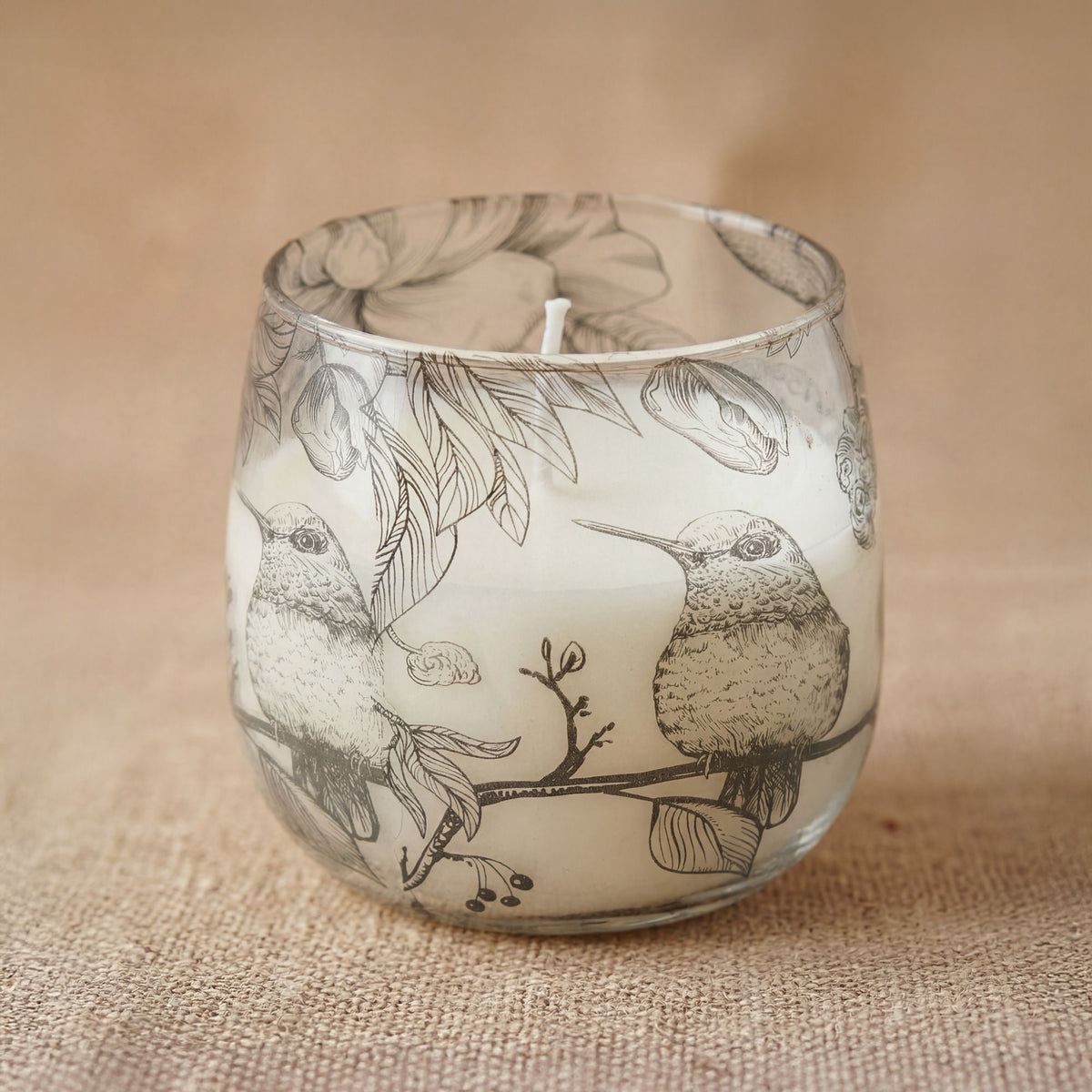 Medium Glass Jar Candles - Drawn by Flame - Spiru-shop.nl