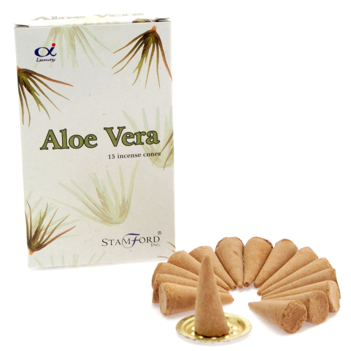 Aloe Vera Incense Cones - Spiru-shop.nl