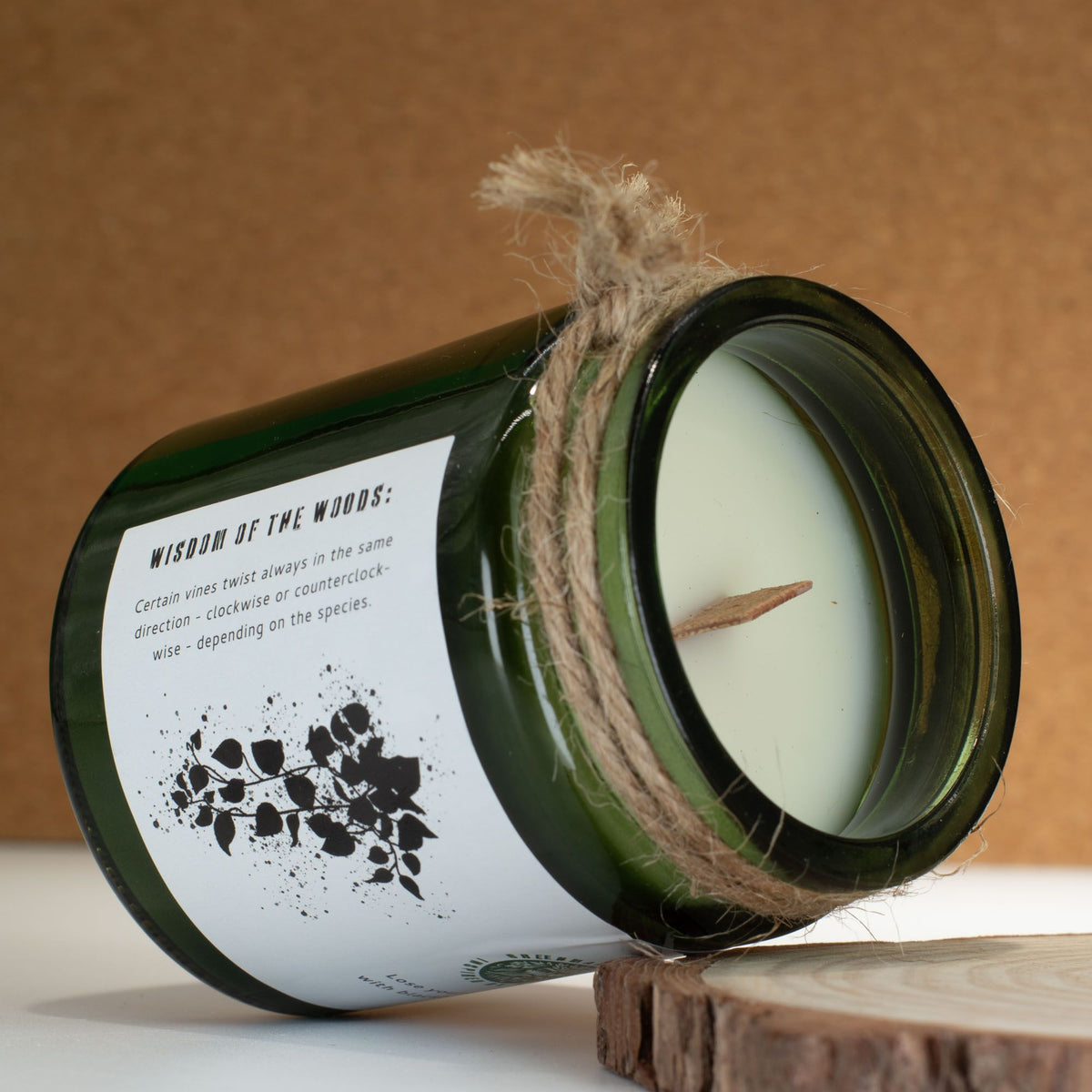 Greenman Woodwick Soy Candle - Twilight Vine - Spiru-shop.nl
