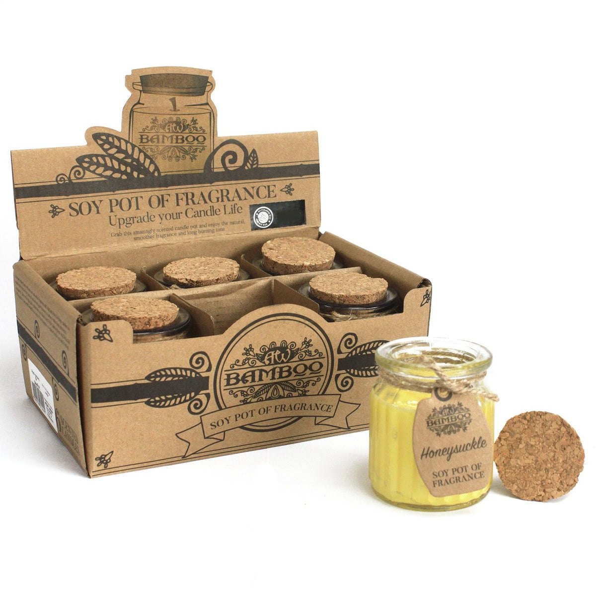 Honeysuckle Soy Pot of Fragrance Candle - Spiru-shop.nl
