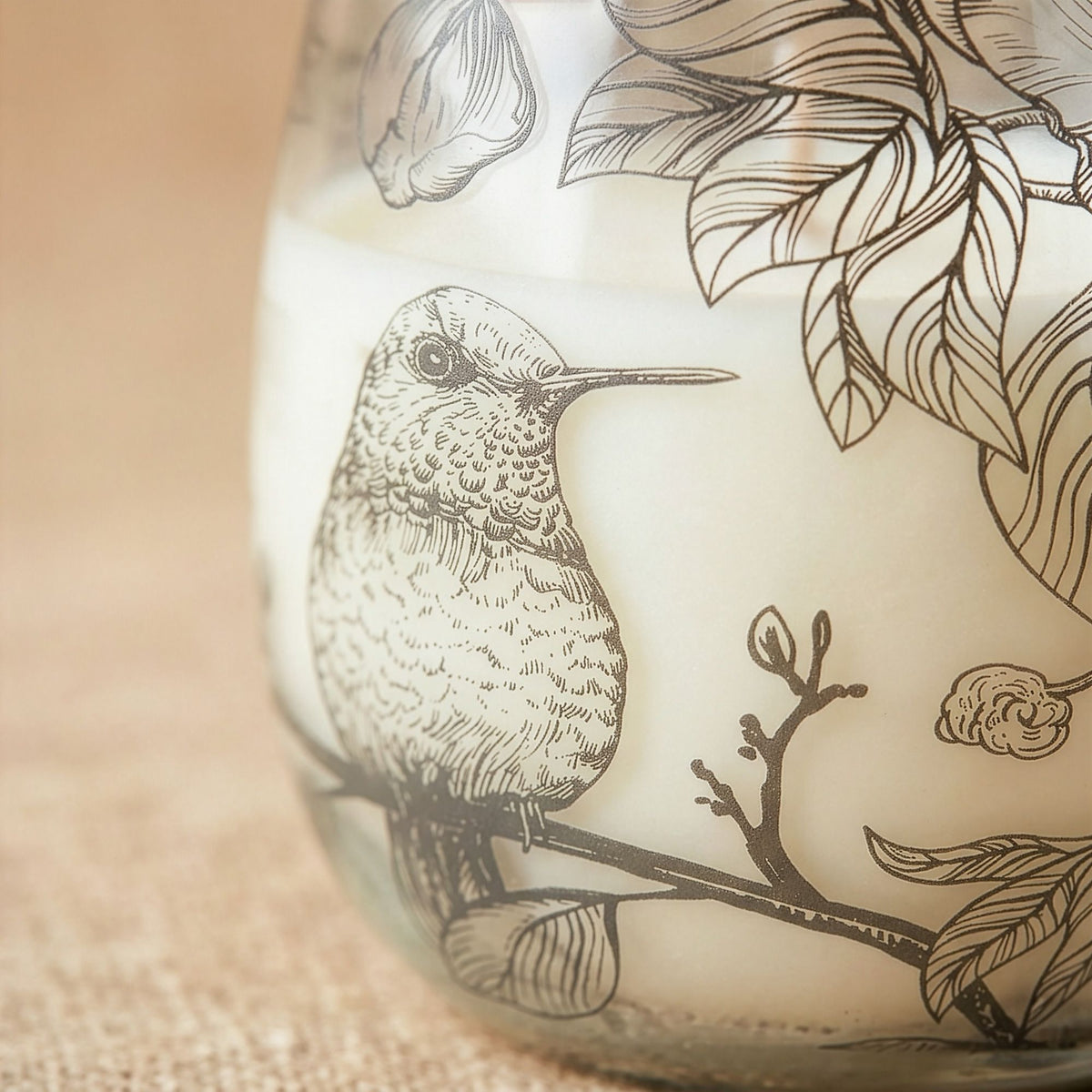 Medium Glass Jar Candles - Drawn by Flame - Spiru-shop.nl