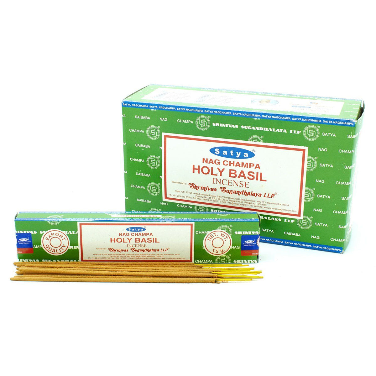 Satya Incense Sticks 15g - Holy Basil - Spiru-shop.nl